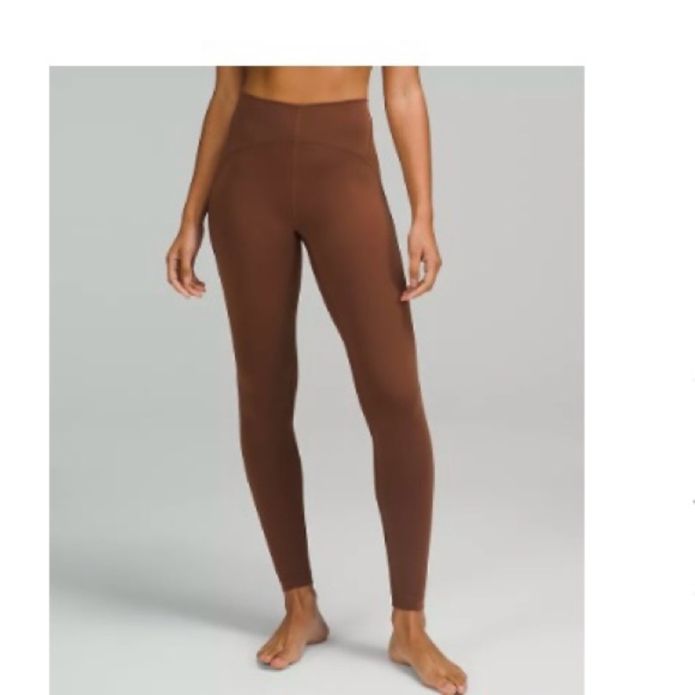 Lululemon InStill High Rise Tight 28” in Chestnut Brown